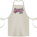 Legend Since 52nd Birthday 1971 Cotton Apron 100% Organic Natural