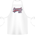 Legend Since 52nd Birthday 1971 Cotton Apron 100% Organic White