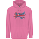 Legend Since 52nd Birthday 1971 Mens 80% Cotton Hoodie Azelea