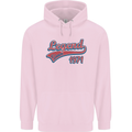 Legend Since 52nd Birthday 1971 Mens 80% Cotton Hoodie Light Pink