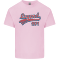 Legend Since 52nd Birthday 1971 Mens Cotton T-Shirt Tee Top Light Pink