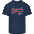 Legend Since 52nd Birthday 1971 Mens Cotton T-Shirt Tee Top Navy Blue