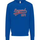 Legend Since 52nd Birthday 1971 Mens Sweatshirt Jumper Royal Blue