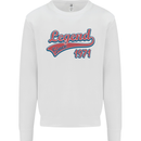 Legend Since 52nd Birthday 1971 Mens Sweatshirt Jumper White