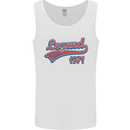 Legend Since 52nd Birthday 1971 Mens Vest Tank Top White