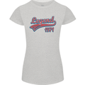 Legend Since 52nd Birthday 1971 Womens Petite Cut T-Shirt Sports Grey