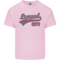 Legend Since 53rd Birthday 1970 Mens Cotton T-Shirt Tee Top Light Pink