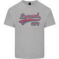 Legend Since 53rd Birthday 1970 Mens Cotton T-Shirt Tee Top Sports Grey