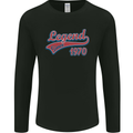 Legend Since 53rd Birthday 1970 Mens Long Sleeve T-Shirt Black