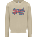 Legend Since 53rd Birthday 1970 Mens Sweatshirt Jumper Sand