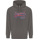 Legend Since 54th Birthday 1969 Mens 80% Cotton Hoodie Charcoal