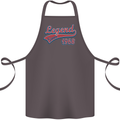 Legend Since 55th Birthday 1968 Cotton Apron 100% Organic Dark Grey