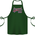 Legend Since 55th Birthday 1968 Cotton Apron 100% Organic Forest Green