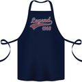 Legend Since 55th Birthday 1968 Cotton Apron 100% Organic Navy Blue