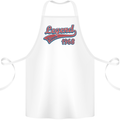 Legend Since 55th Birthday 1968 Cotton Apron 100% Organic White