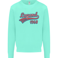 Legend Since 55th Birthday 1968 Mens Sweatshirt Jumper Peppermint