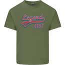 Legend Since 56th Birthday 1967 Mens Cotton T-Shirt Tee Top Military Green
