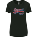 Legend Since 56th Birthday 1967 Womens Wider Cut T-Shirt Black