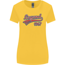 Legend Since 56th Birthday 1967 Womens Wider Cut T-Shirt Yellow