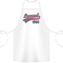 Legend Since 57th Birthday 1966 Cotton Apron 100% Organic White