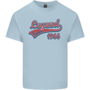 Legend Since 57th Birthday 1966 Mens Cotton T-Shirt Tee Top Light Blue