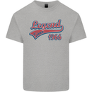 Legend Since 57th Birthday 1966 Mens Cotton T-Shirt Tee Top Sports Grey
