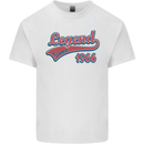 Legend Since 57th Birthday 1966 Mens Cotton T-Shirt Tee Top White