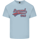 Legend Since 58th Birthday 1963 Mens Cotton T-Shirt Tee Top Light Blue
