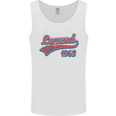 Legend Since 58th Birthday 1963 Mens Vest Tank Top White
