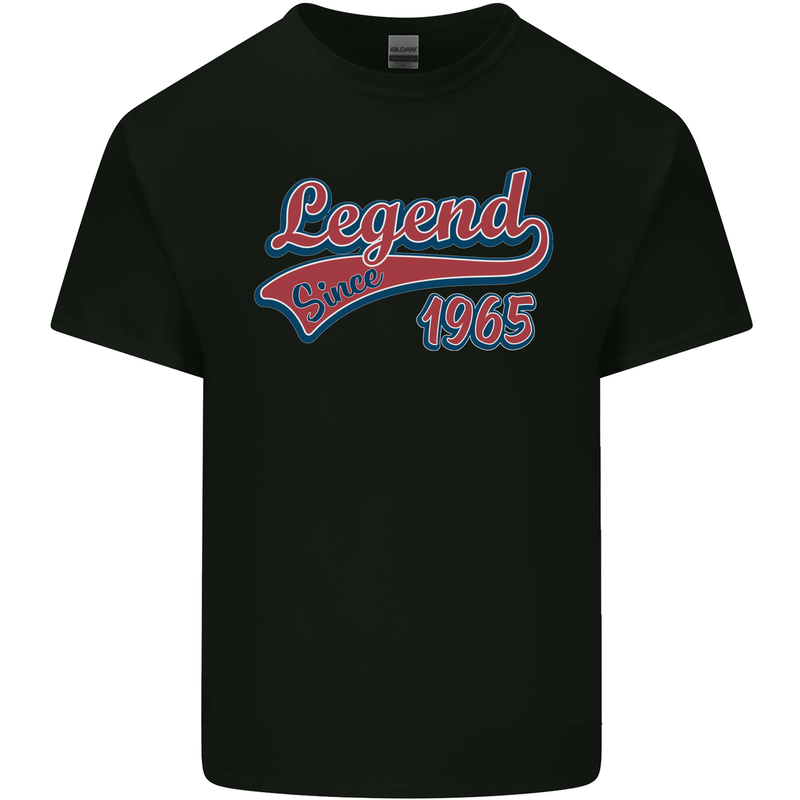 Legend Since 58th Birthday 1965 Mens Cotton T-Shirt Tee Top Black