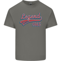 Legend Since 58th Birthday 1965 Mens Cotton T-Shirt Tee Top Charcoal