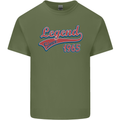 Legend Since 58th Birthday 1965 Mens Cotton T-Shirt Tee Top Military Green