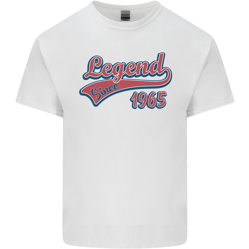 Legend Since 58th Birthday 1965 Mens Cotton T-Shirt Tee Top White