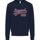 Legend Since 58th Birthday 1965 Mens Sweatshirt Jumper Navy Blue