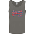 Legend Since 58th Birthday 1965 Mens Vest Tank Top Charcoal