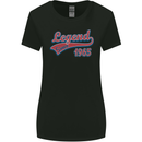 Legend Since 58th Birthday 1965 Womens Wider Cut T-Shirt Black