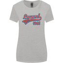 Legend Since 58th Birthday 1965 Womens Wider Cut T-Shirt Sports Grey
