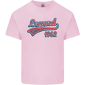 Legend Since 59th Birthday 1962 Mens Cotton T-Shirt Tee Top Light Pink