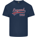 Legend Since 59th Birthday 1962 Mens Cotton T-Shirt Tee Top Navy Blue