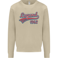Legend Since 59th Birthday 1962 Mens Sweatshirt Jumper Sand