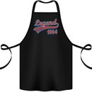 Legend Since 59th Birthday 1964 Cotton Apron 100% Organic Black