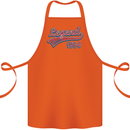 Legend Since 59th Birthday 1964 Cotton Apron 100% Organic Orange