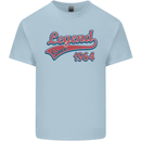 Legend Since 59th Birthday 1964 Mens Cotton T-Shirt Tee Top Light Blue