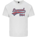 Legend Since 59th Birthday 1964 Mens Cotton T-Shirt Tee Top White