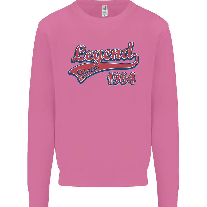 Legend Since 59th Birthday 1964 Mens Sweatshirt Jumper Azalea