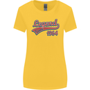 Legend Since 59th Birthday 1964 Womens Wider Cut T-Shirt Yellow