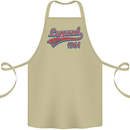 Legend Since 62nd Birthday 1961 Cotton Apron 100% Organic Khaki
