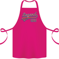 Legend Since 62nd Birthday 1961 Cotton Apron 100% Organic Pink