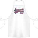 Legend Since 62nd Birthday 1961 Cotton Apron 100% Organic White