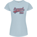 Legend Since 62nd Birthday 1961 Womens Petite Cut T-Shirt Light Blue